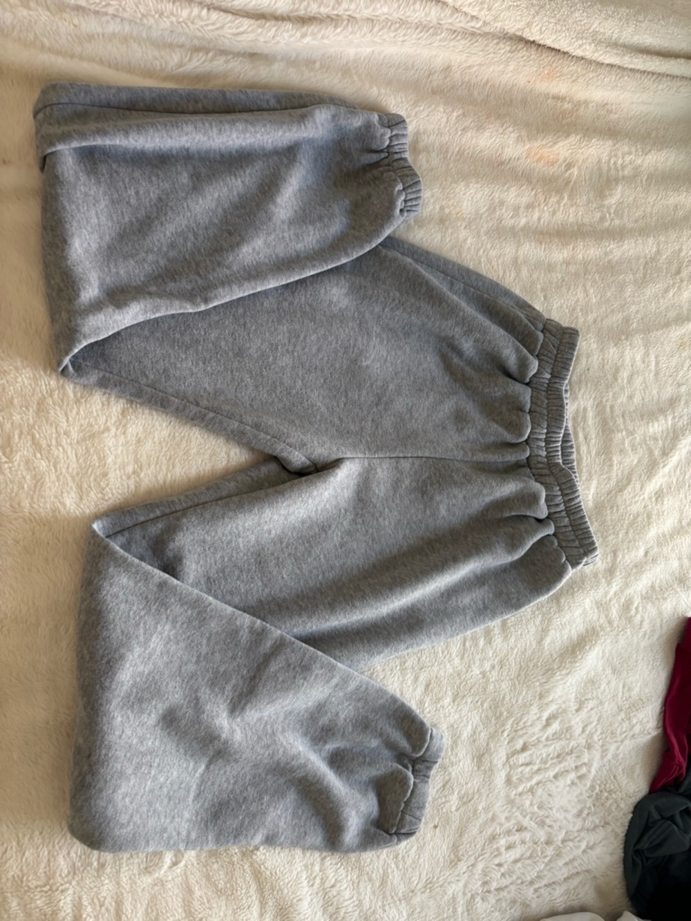 Women’s Gray Fleece Jogger Sweatpants